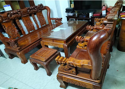 thanh lý bộ bàn ghế tay 14 giá rẻ