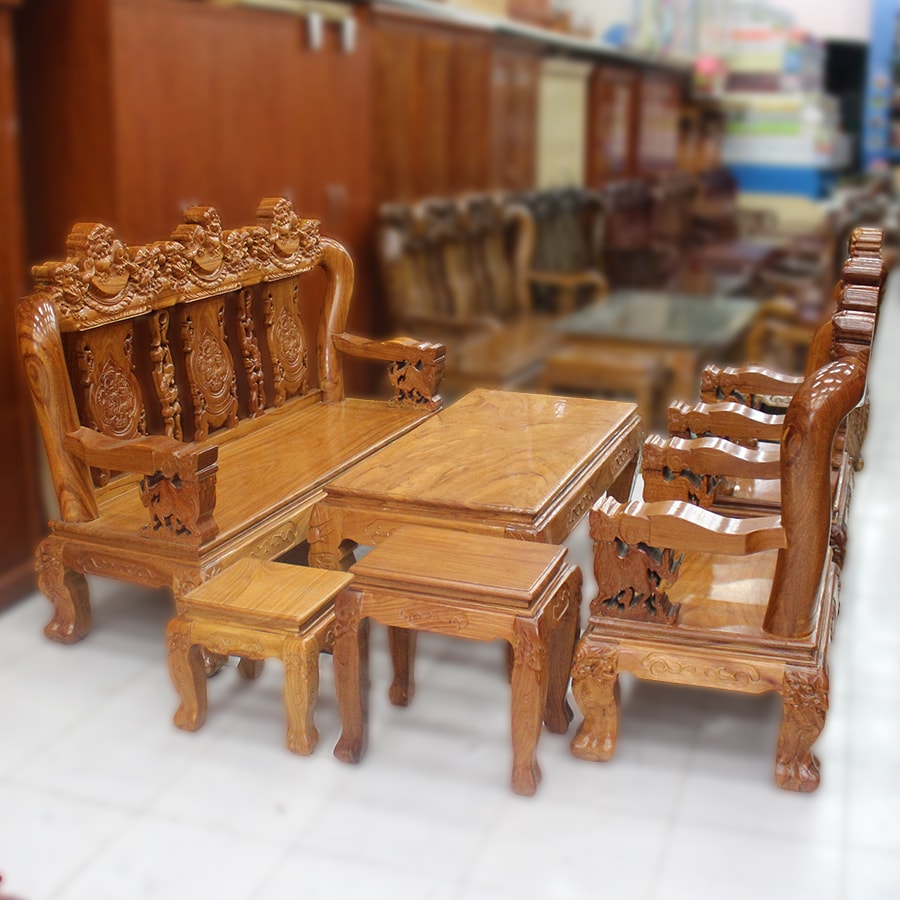 Salon gỗ đẹp khẳng định đẳng cấp gia chủ