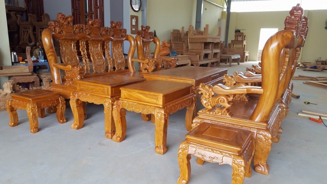 SAlon gỗ độc đáo, không bị đụng hàng