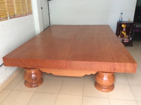 Sập gỗ gụ đơn giản, giá rẻ