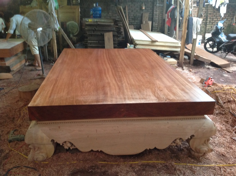 Sập gỗ lim tự nhiên, kiểu dáng đẹp