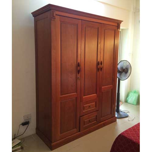 Xác định trước kích thước tủ áo gỗ cũ cần đặt