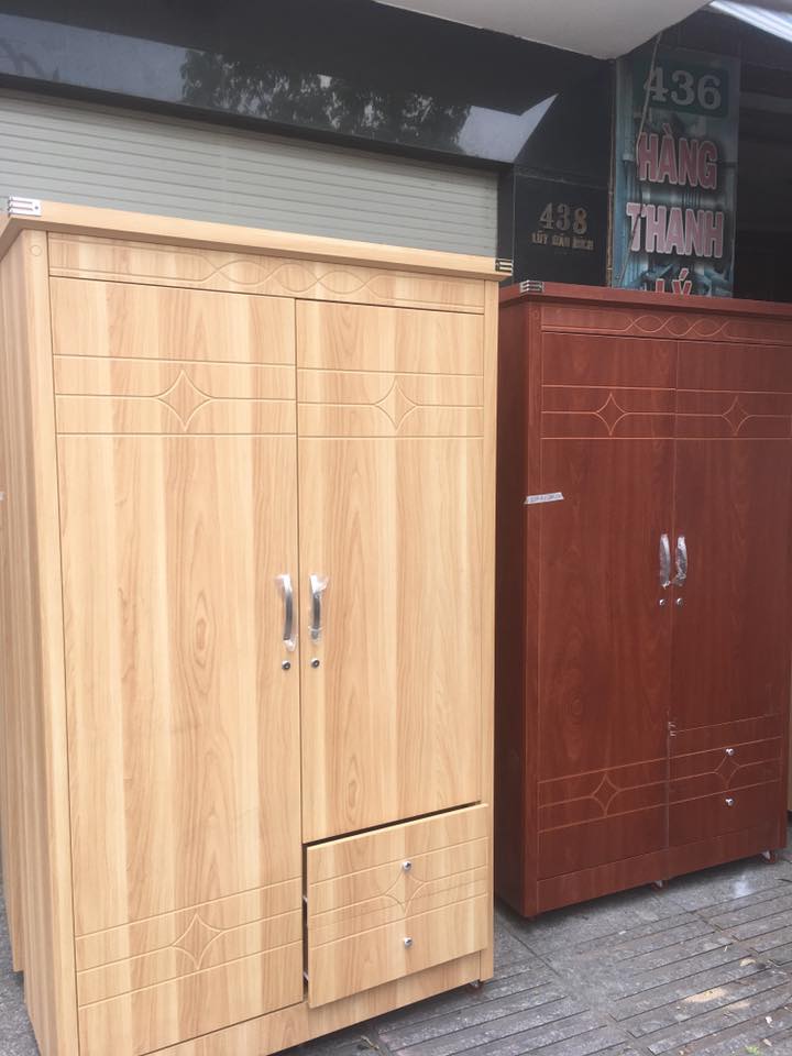Tủ quần áo gỗ cũ có độ bền tốt, kiểu dáng đa dạng